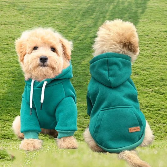 Pet Dog Fashion Simple Hooded Sweater - Majestic Pet Kingdom