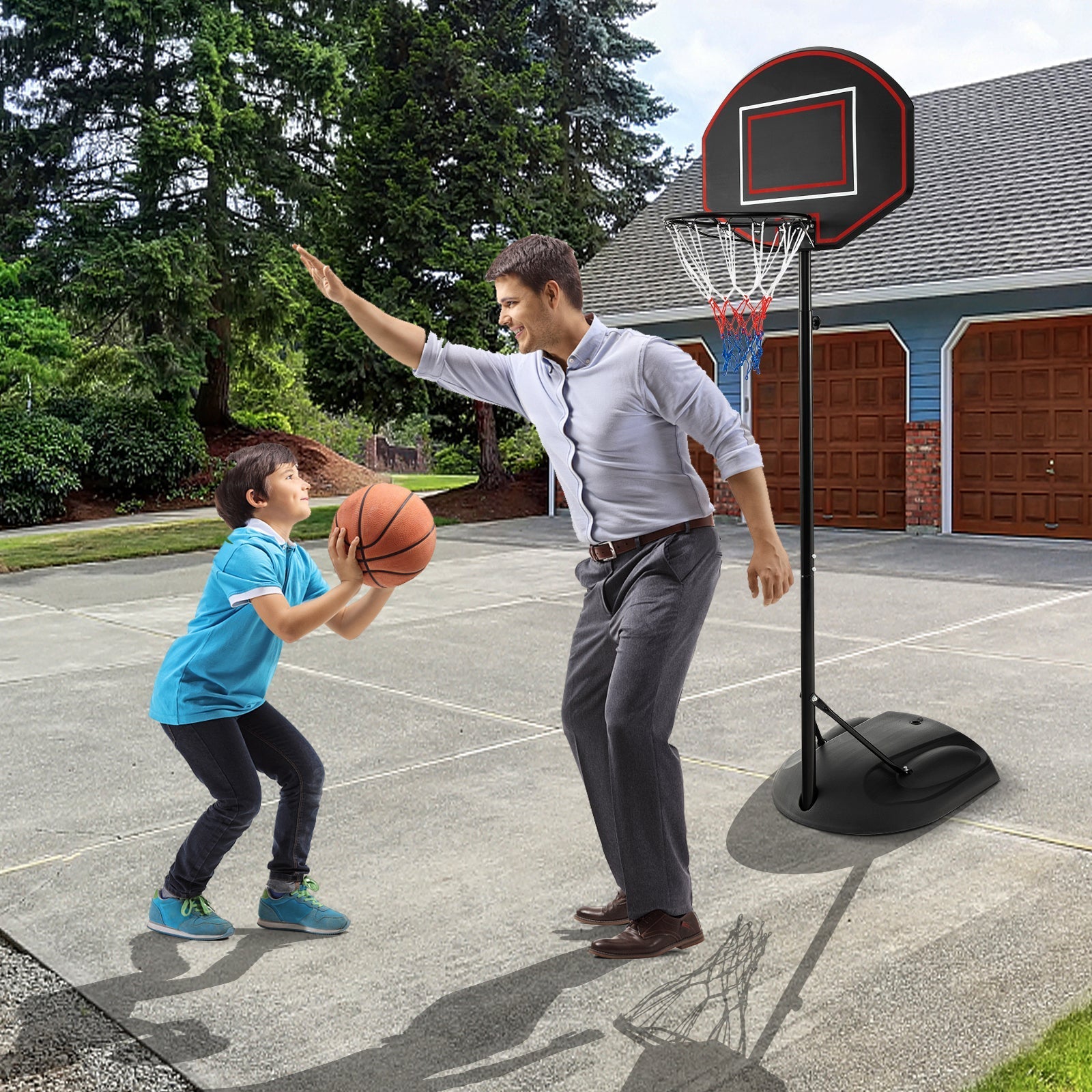 18 Inch Push Reel Lawn Mower 4-Position Adjustable with Removable Grass Catcher | Purrfect Pet Kingdom