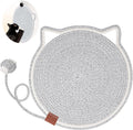 Cat Scratcher Mat Natural Cotton Rope Cat Scratch Pad Round Horizontal Floor Cat Scratching Pads For Indoor Cats  Cat Furniture Protector For Wall Couch Carpets  Sofas
