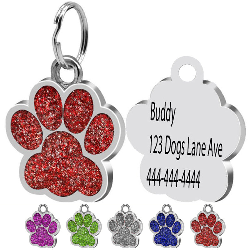 Pet Lover Gift Custom Dog Tag Personalized Flash Ergonomic Walking | Majestic Pet Kingdom™
