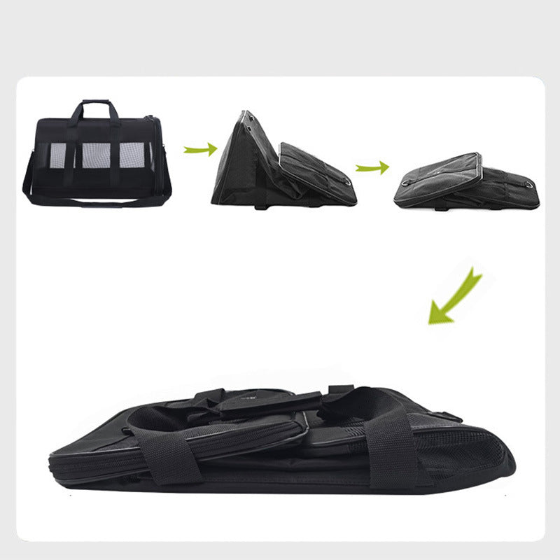 Dog Cat Carriers Bags Car Portable Transport Pet Bag Cage Portable Pet Foldable Outgoing Travel Breathable Pets Handbag - Majestic Pet Kingdom