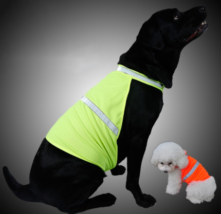High-Visibility Fluorescent Safety Vest for Small Dogs - Majestic Pet Kingdom