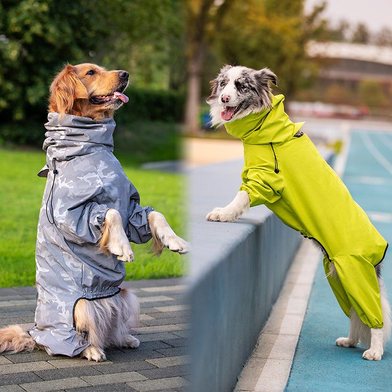Raincoat Outdoor Waterproof Reflective Coat For Large Dogs And Pets - Majestic Pet Kingdom