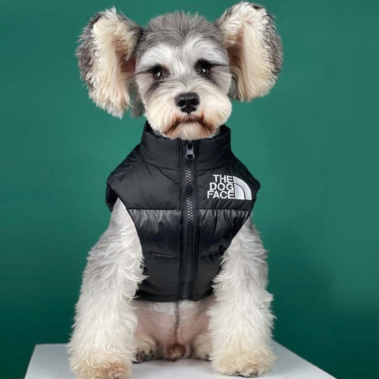 Dog Clothes Thick Warm Down Vest Autumn And Winter Clothes - Majestic Pet Kingdom
