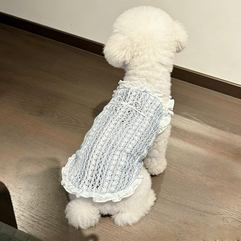 Pet Hollowed-out Lace Vest Summer Thin Style For Dogs - Majestic Pet Kingdom