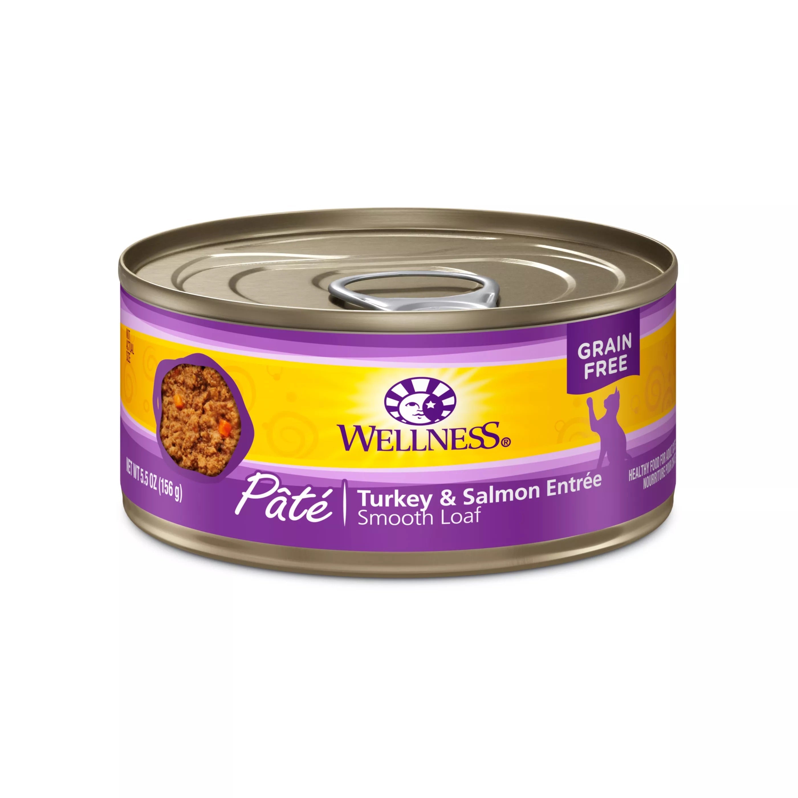 Wellness Complete Health Adult Turkey and Salmon Pate Wet Cat Food (3oz) - Majestic Pet Kingdom