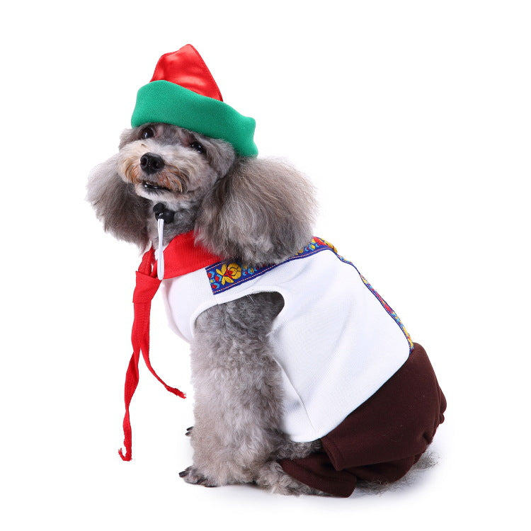 Dog supplies pet christmas clothes - Majestic Pet Kingdom