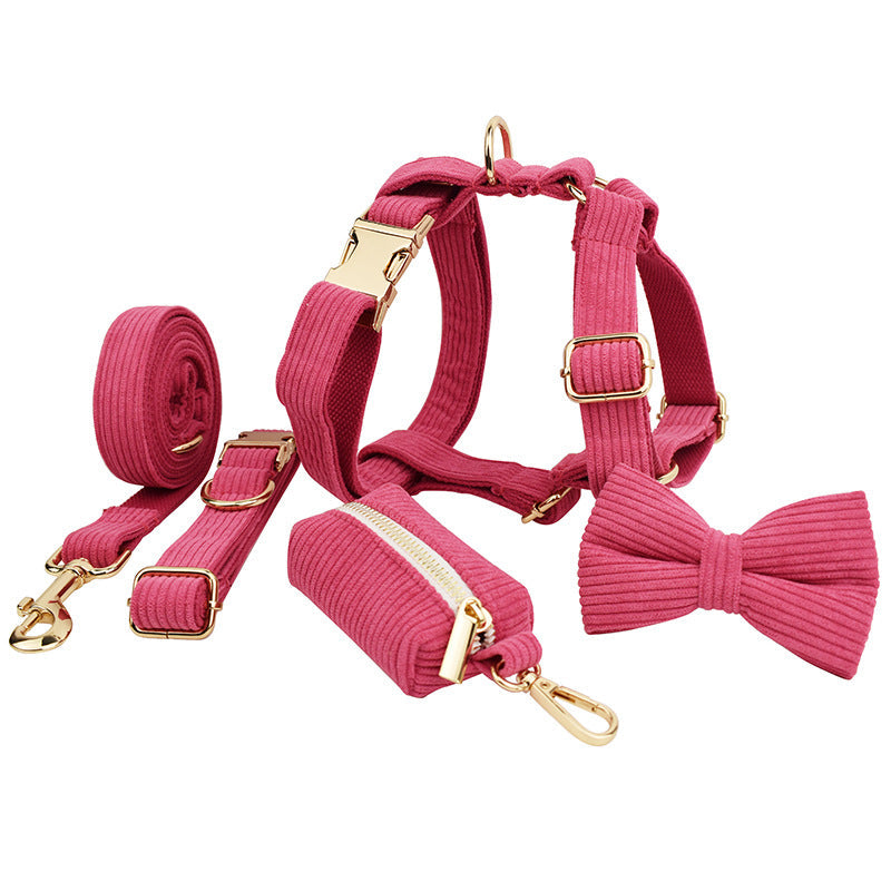 Pet Collar Dog Fabric Velvet Ergonomic Walking Harness | Majestic Pet Kingdom™