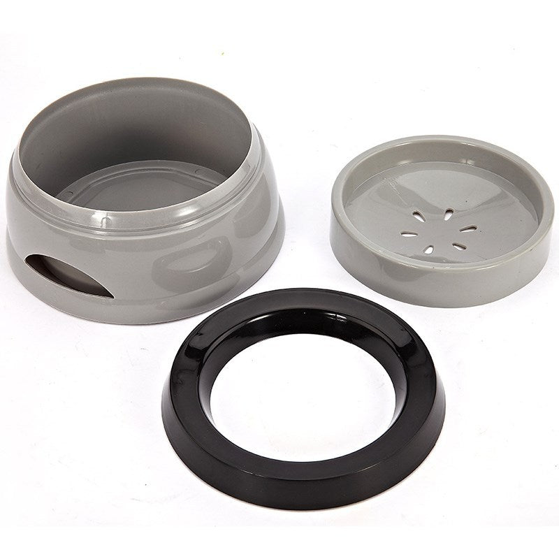 Pet Dog Bowls Floating Not Wetting Mouth Cat Bowl No Spill Drinking Water Feeder Plastic Portable Dog Bowl Dog Accessories - Majestic Pet Kingdom