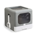 Cat Litter Basin Extra Large Fully Enclosed Double Door