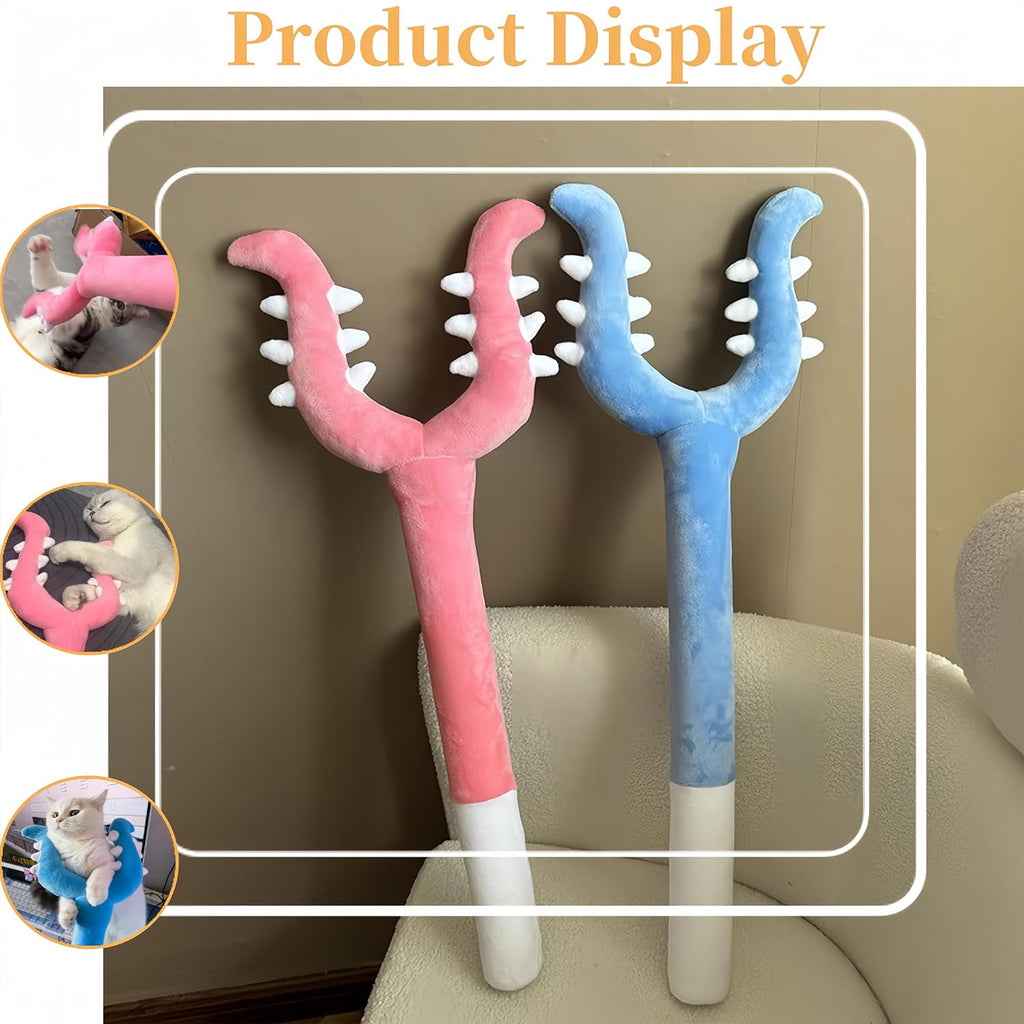 Plush Cat Wand Toy Catch The Naughty Cat Wand Pet Toys Interactive Cat Toy Chikawa Cat Toy Wand Sanctioning Cat Stick Toy Cat Toys For Indoor Cats - Majestic Pet Kingdom