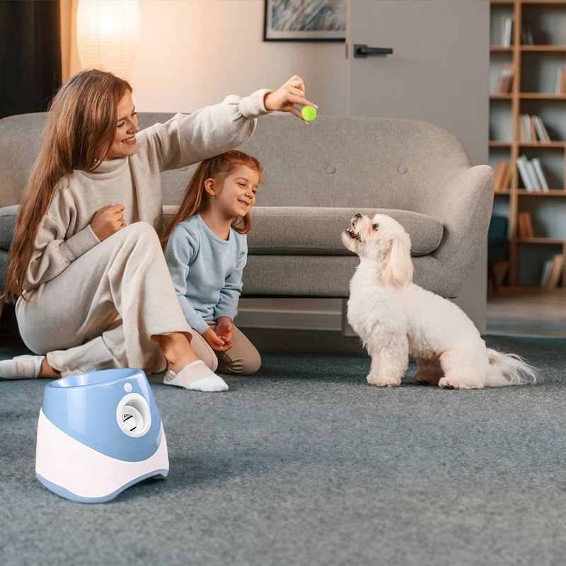 Automatic Dog Tennis Ball Launcher - Interactive Toy Set