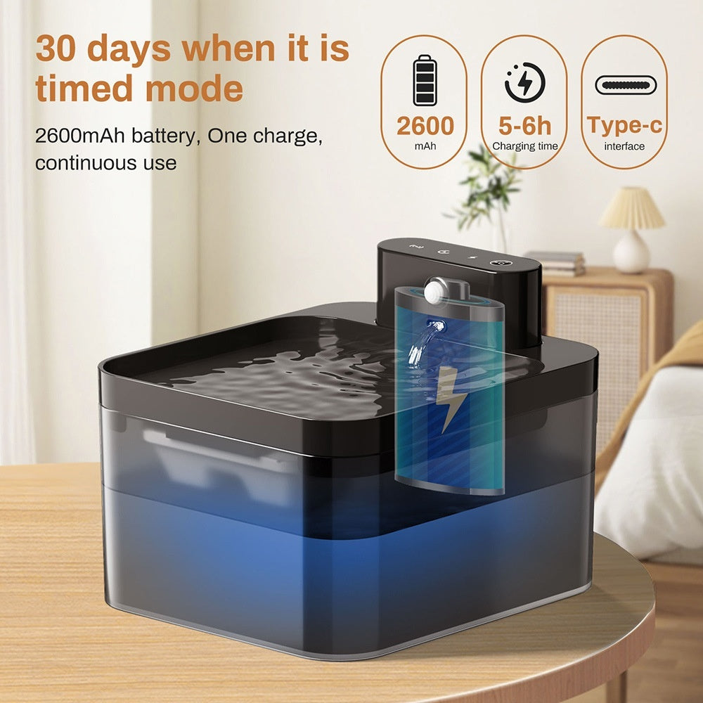 Stainless Steel USB Smart Pet Water Fountain - Majestic Pet Kingdom