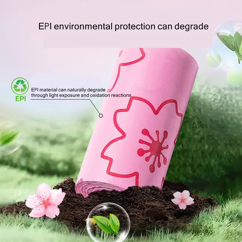 Biodegradable Dog Poop Bags: Printed Pet Waste Refills