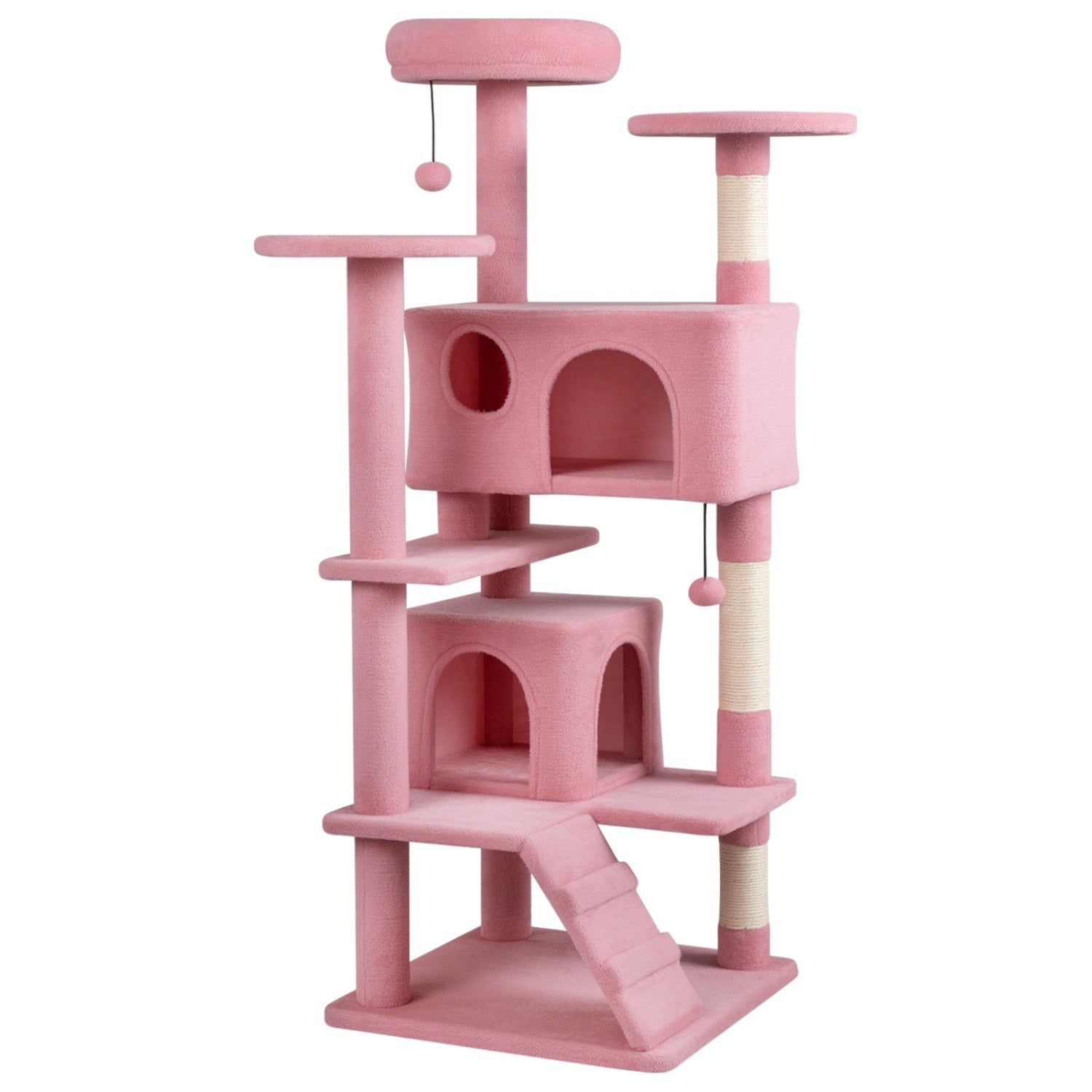 52 Inch Tall Cat Tree Tower for Indoor Cats - Majestic Pet Kingdom