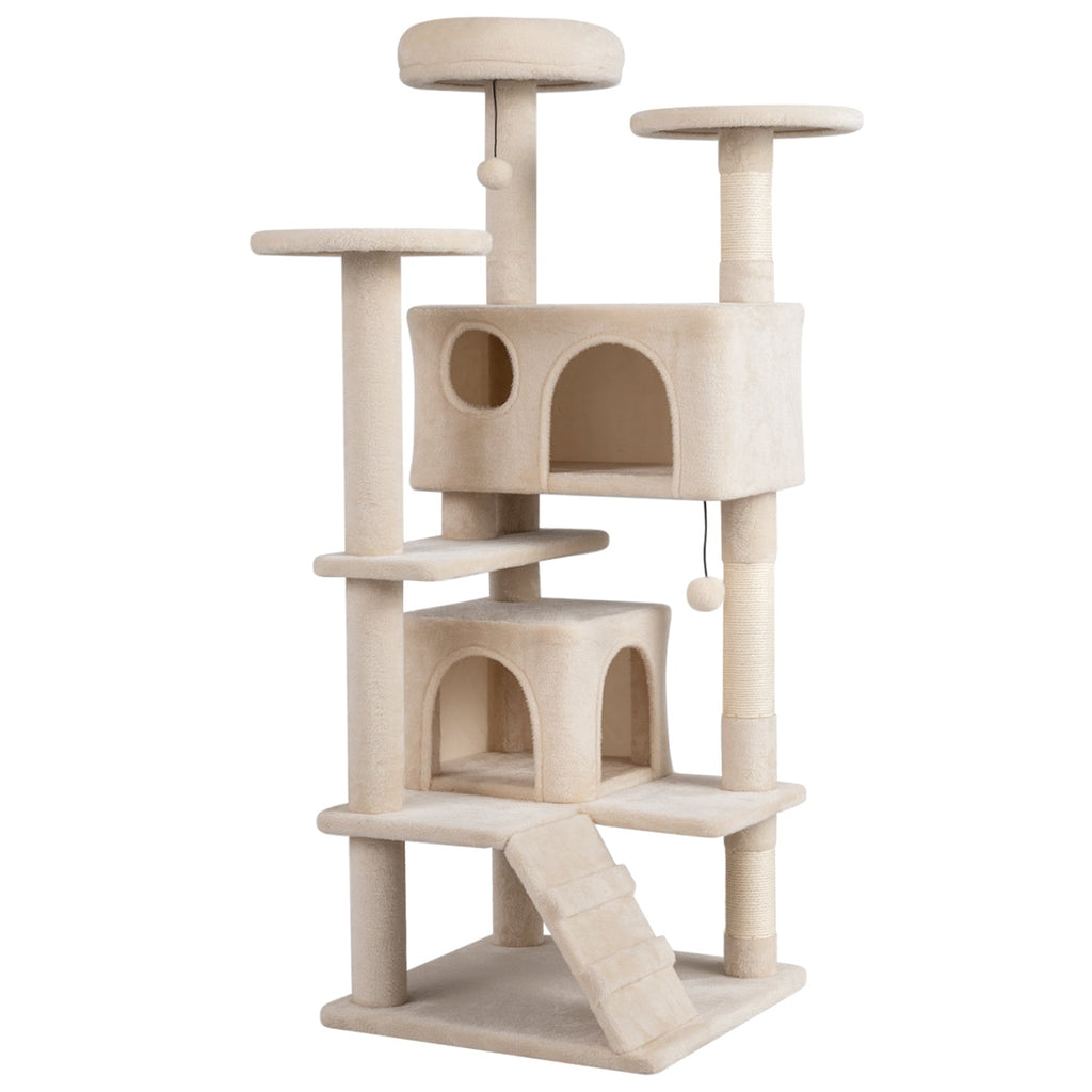 52 Inch Tall Cat Tree Tower for Indoor Cats - Majestic Pet Kingdom