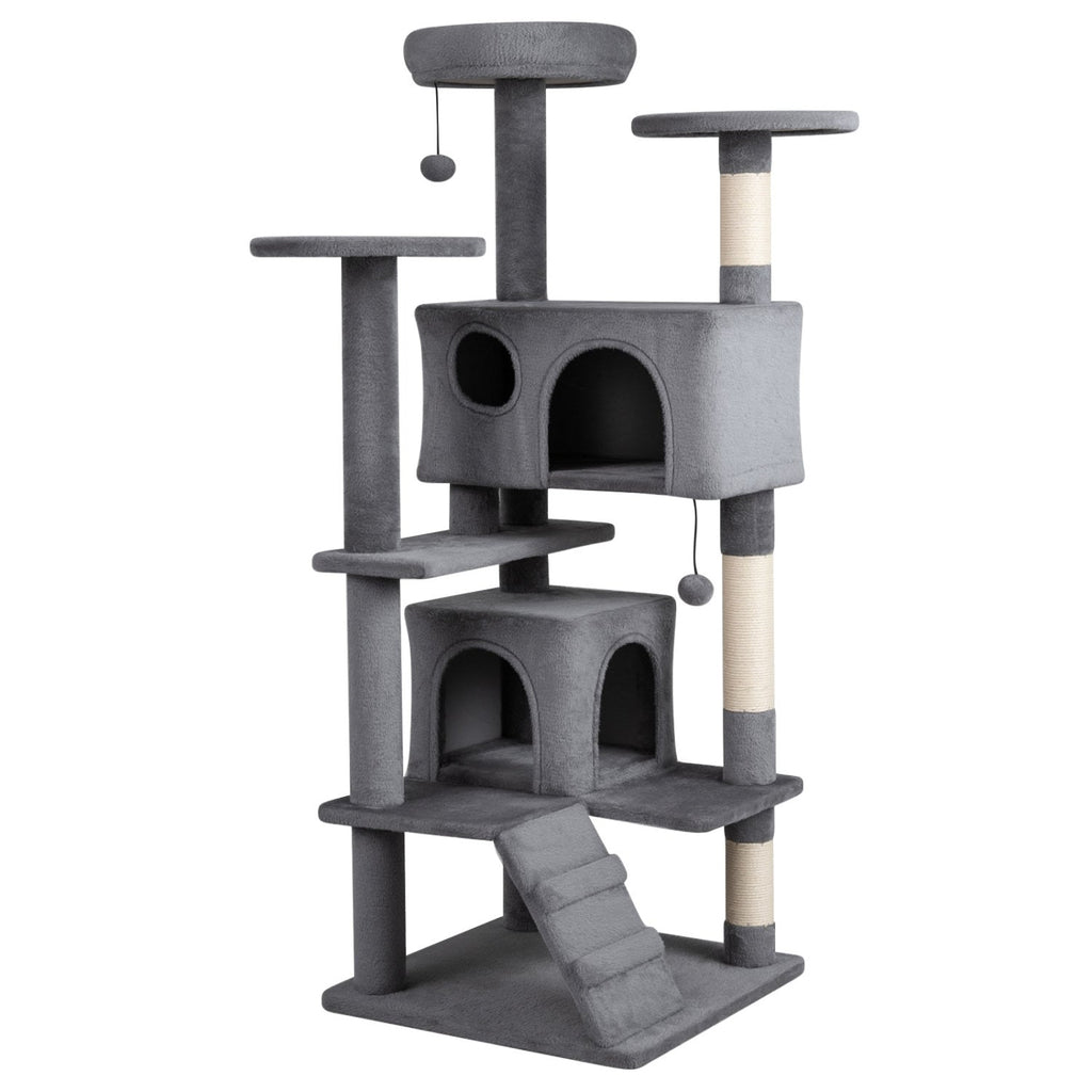 52 Inch Tall Cat Tree Tower for Indoor Cats - Majestic Pet Kingdom