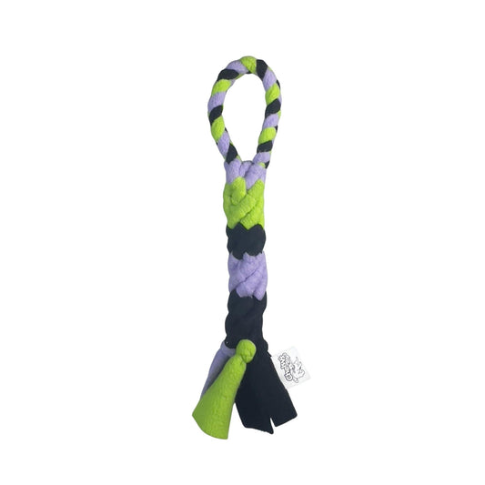 Interactive Tug & Treat-Dispenser Toy For Dogs Teething Relief Lavender