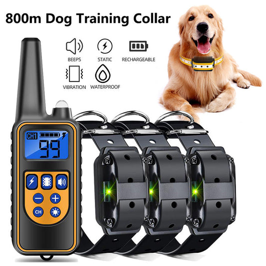 Dog training supplies - bark control device. The collar features electric shock and vibration for training. - Majestic Pet Kingdom