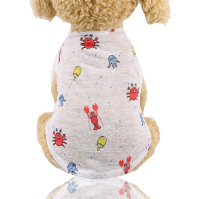 Small Dog Clothing Pet Summer Thin Small Dog Clothing - Majestic Pet Kingdom