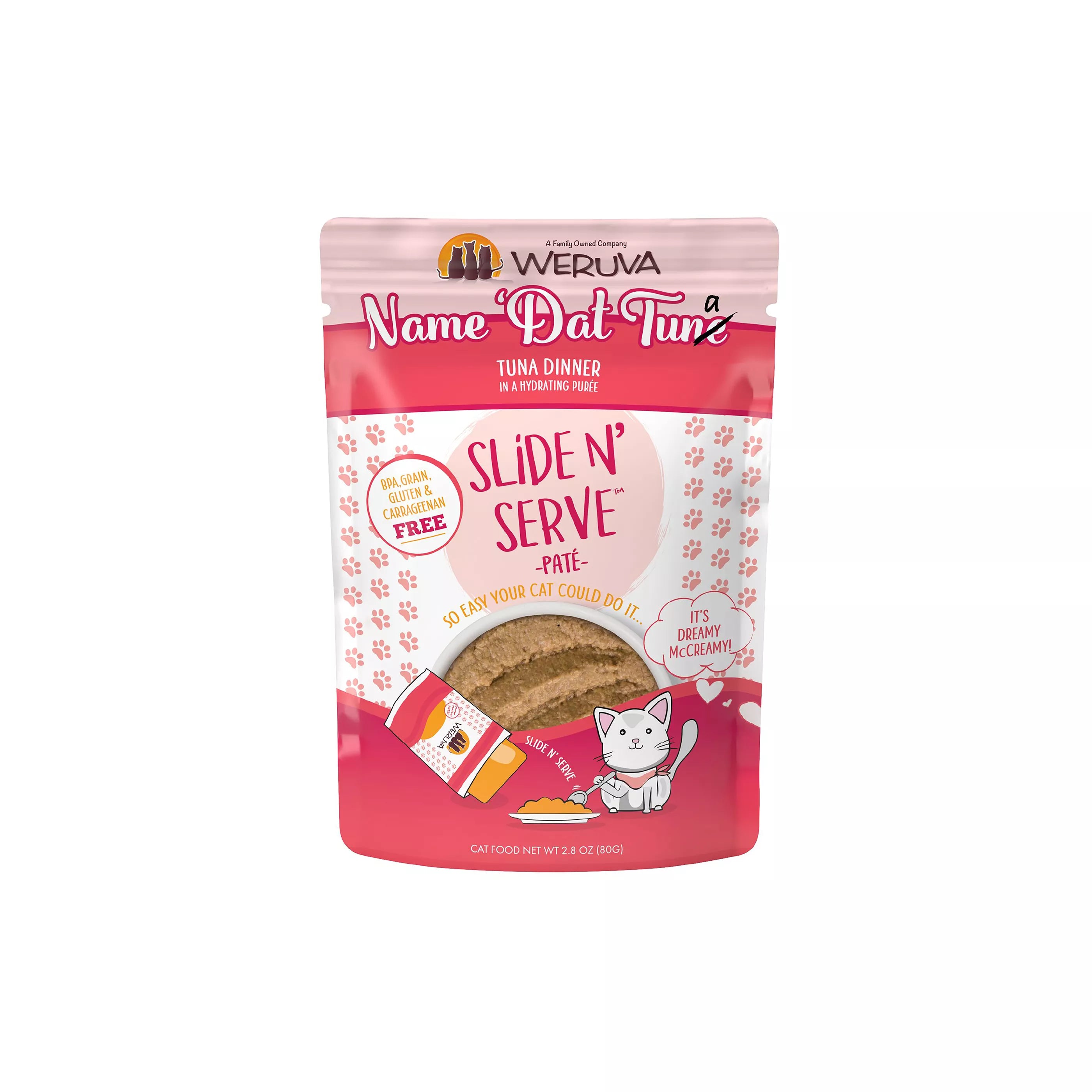 Weruva Slide Name 'Dat Tuna Cat Pouch (2.8oz) - Majestic Pet Kingdom