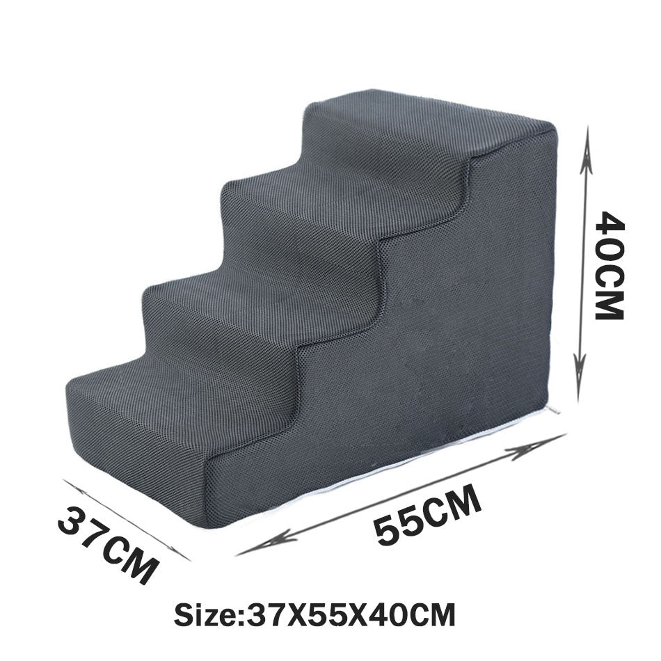 Non-Slip Folding Pet Sofa Steps & Dog Ladder