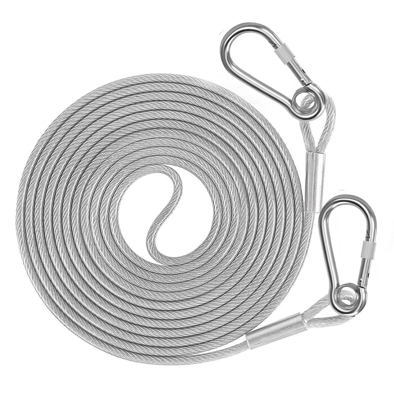 Cross-border Bestseller Extended Dog Leash Stainless Steel Dog Chain | Purrfect Pet Kingdom