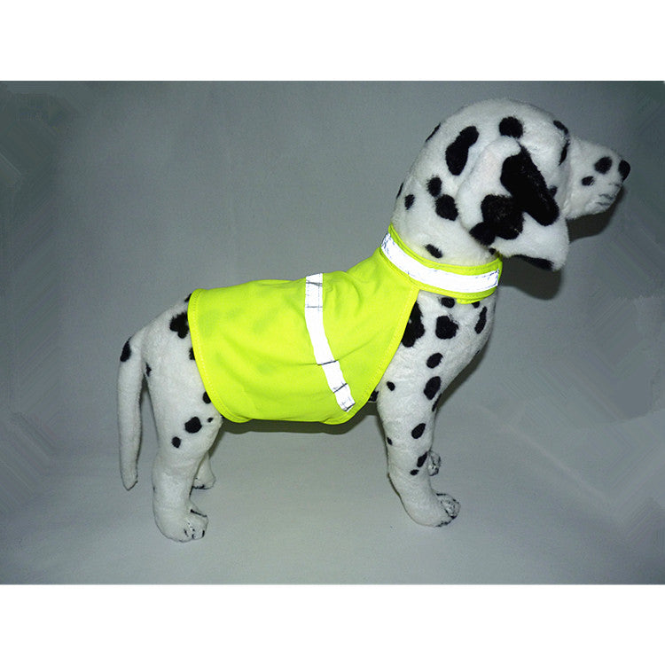Dog Safety Vest High Visibility Fluorescent Neon Small Breed