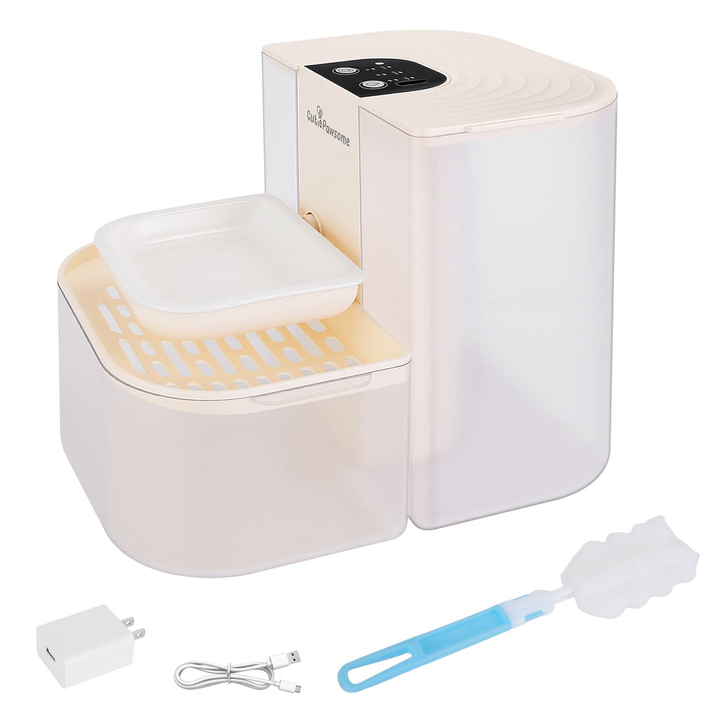 Smart Pet Water Fountain Automatic Cat Water Dispenser 4.5L Cordless Rechargeable Dog Water Fountain Self-Refill with 3 Adjustable Volume 3 Time Inter - Majestic Pet Kingdom