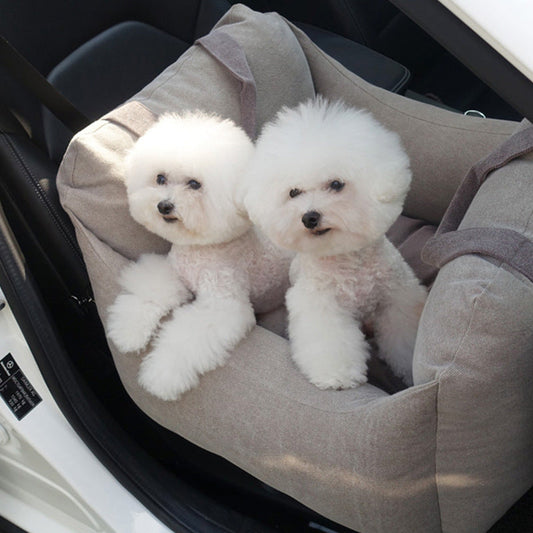 Pet Dog Car Carrier Seat Waterproof Basket Portable Car Seat Safety Travelling Mesh Hanging Bags Breathable Beds & Sofas - Majestic Pet Kingdom