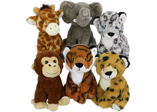 Multipet Eco Safari Animal Assortment - Assorted Animals (8")