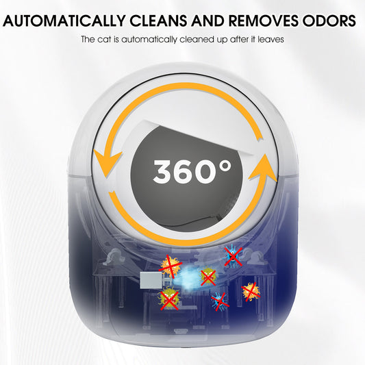 Cat Litter Box Intelligent App Control Odor Eliminator 5G WiFi