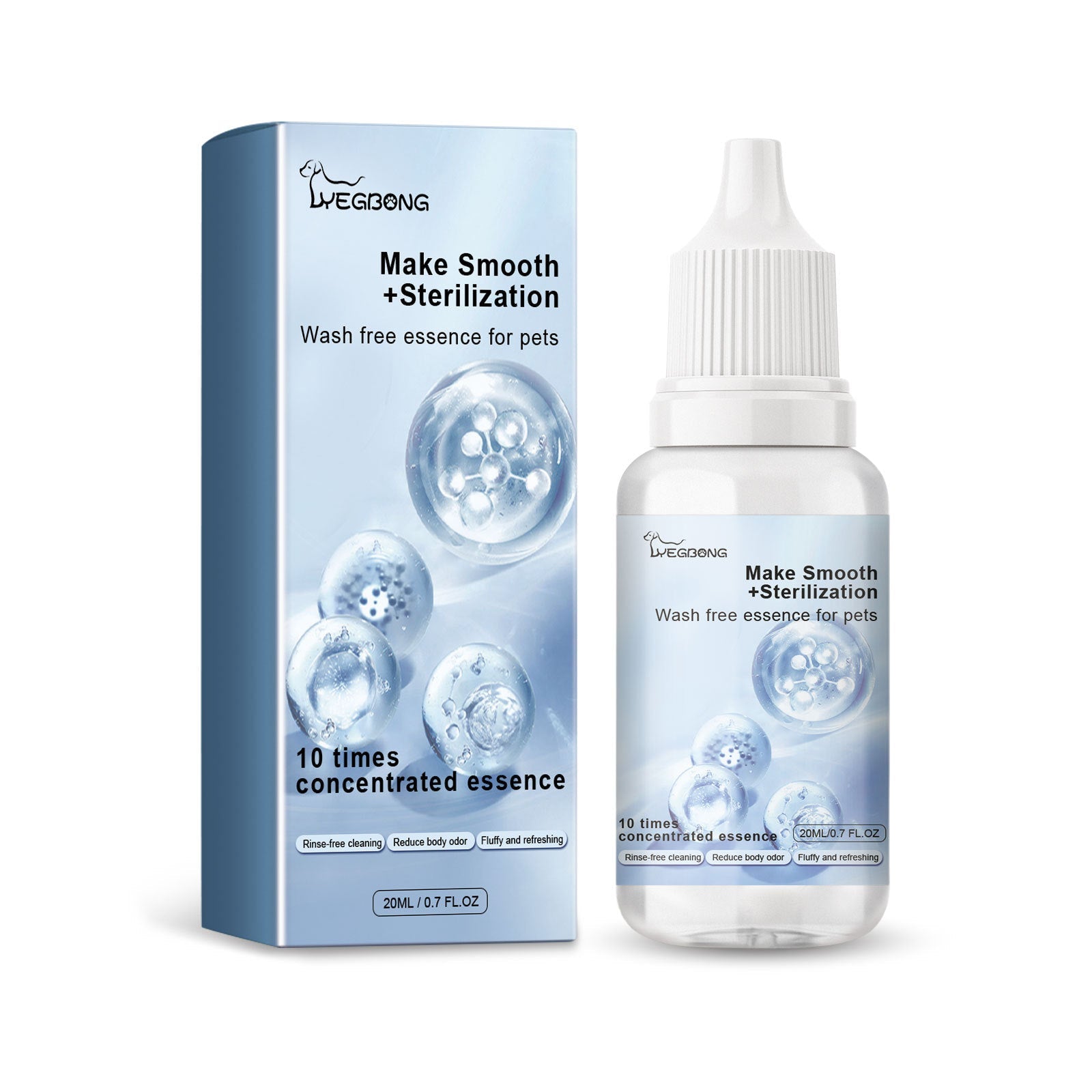 Pet Leave-In Conditioner Scented No-Rinse Coat Care Serum 8oz - Detail Angle 5 | Majestic Pet Kingdom