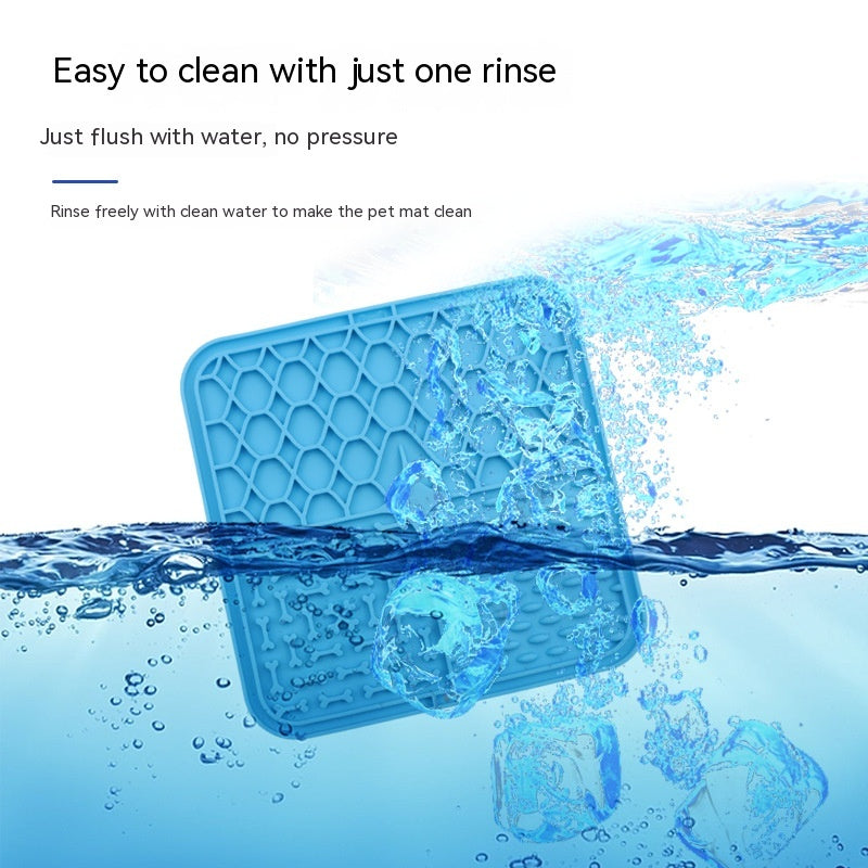 Silicone Pet Slow Food Tableware Bowl Suction Cup Dog Mat - Majestic Pet Kingdom