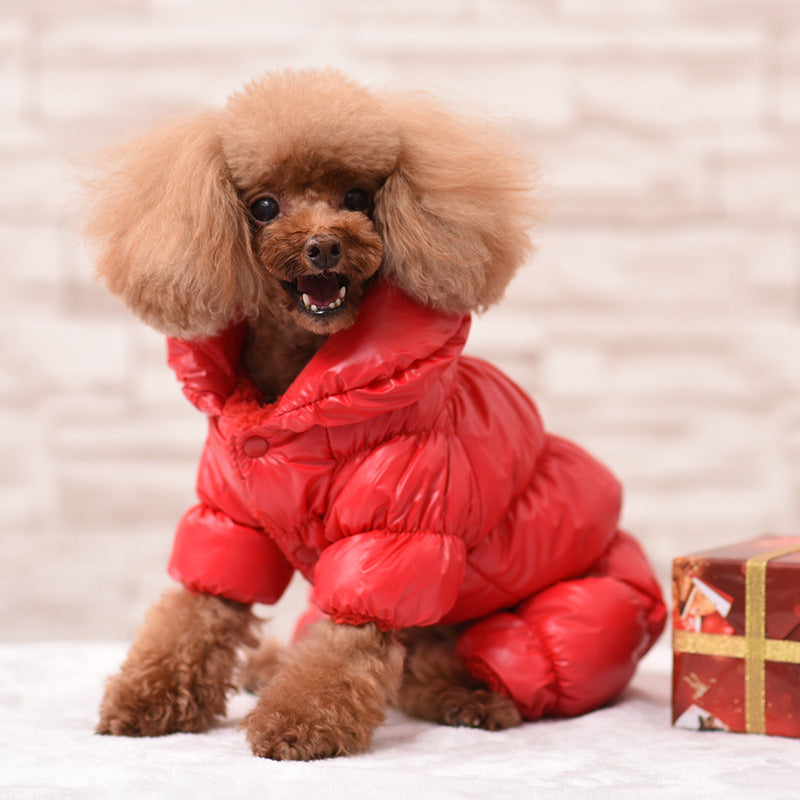Thicken Solid Color Warm Dog Clothes For Pets - Majestic Pet Kingdom
