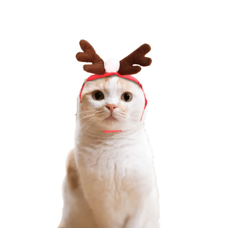 Cute Dog Cat Costume Christmas Cloak Halloween Disguise Cat - Majestic Pet Kingdom
