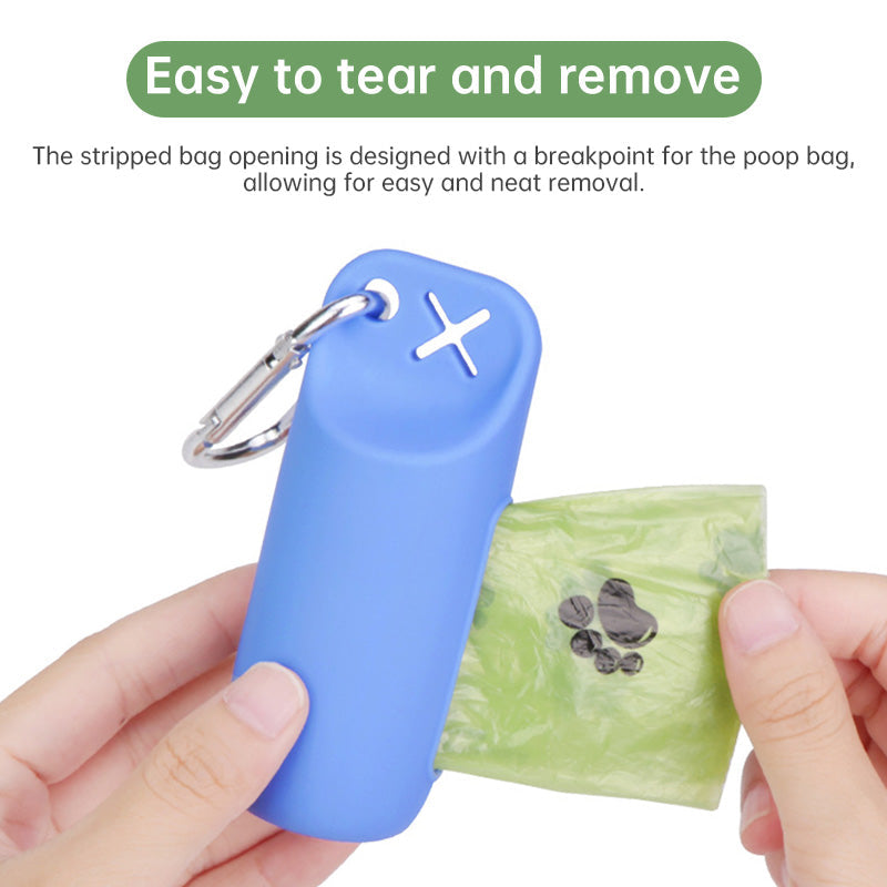 Silicone Poop Bag Holder: Portable Dispenser Case - Majestic Pet Kingdom