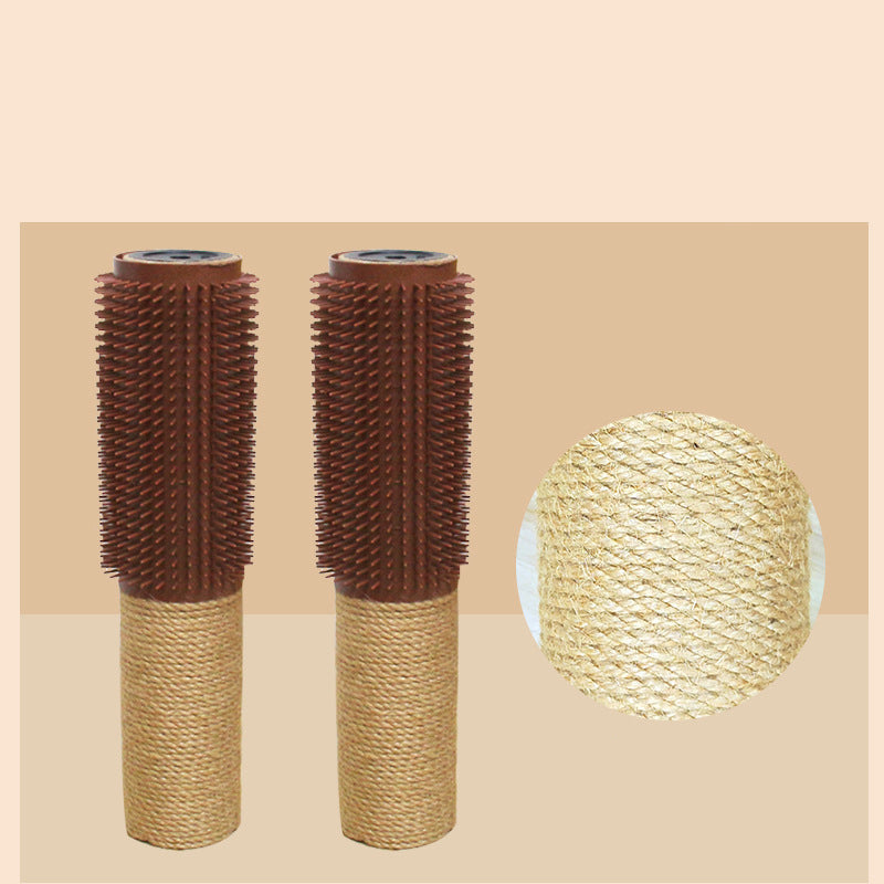 Cat Scratching Post Wall-Mounted Sisal Self-Grooming Arch Toy - Detail Angle 5 | Majestic Pet Kingdom