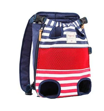 Dog Carrier Backpack Front Chest Legs-Out Breathable Travel Bag - Detail Angle 5 | Majestic Pet Kingdom