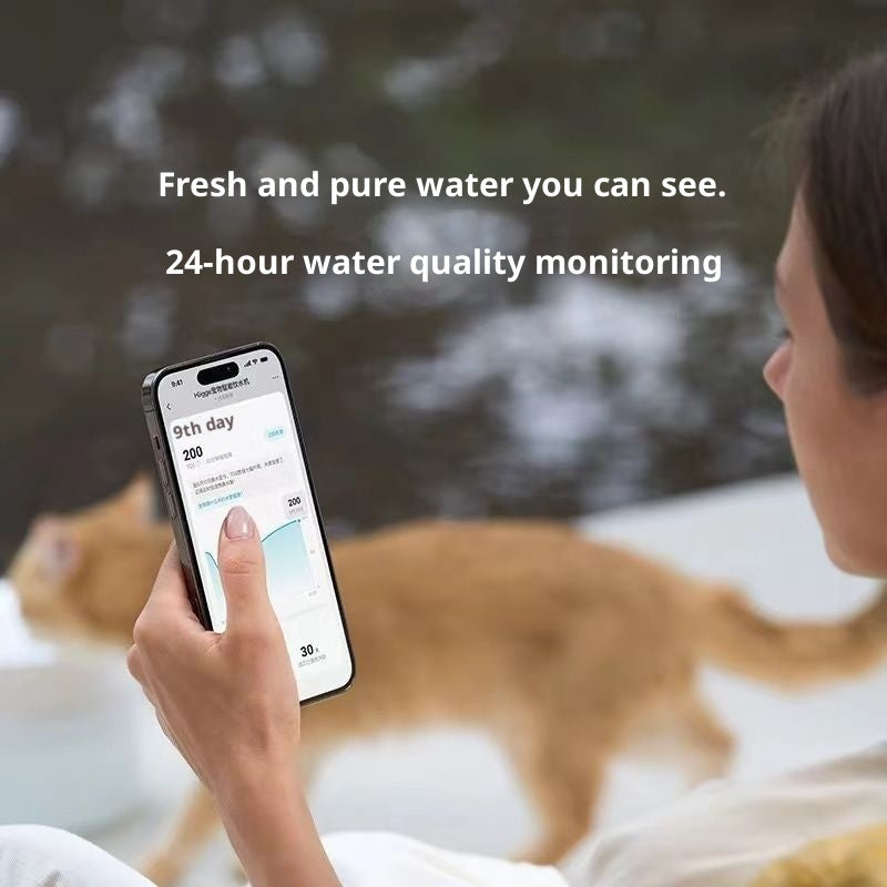 Smart Wireless Pet Water Dispenser With 24-Hour Water Quality Monitoring For Cats And Dogs - Majestic Pet Kingdom