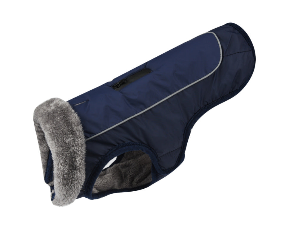 Thickened dog padded coat reflective dog clothing - Majestic Pet Kingdom