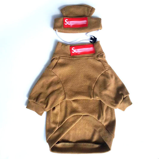 hyggepet-pet-clothing-fashion-br-street-dog-clothing-fadou-teddy-schnauzer-undercoat-hat-set-luxury-view-2 | Majestic Pet Kingdom