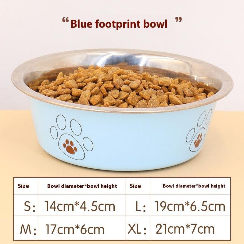 Stainless Steel Anti-tumble Non-slip Pet Bowl - Majestic Pet Kingdom
