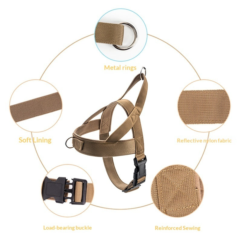 Dog Vest-style Collar And Harness - Majestic Pet Kingdom