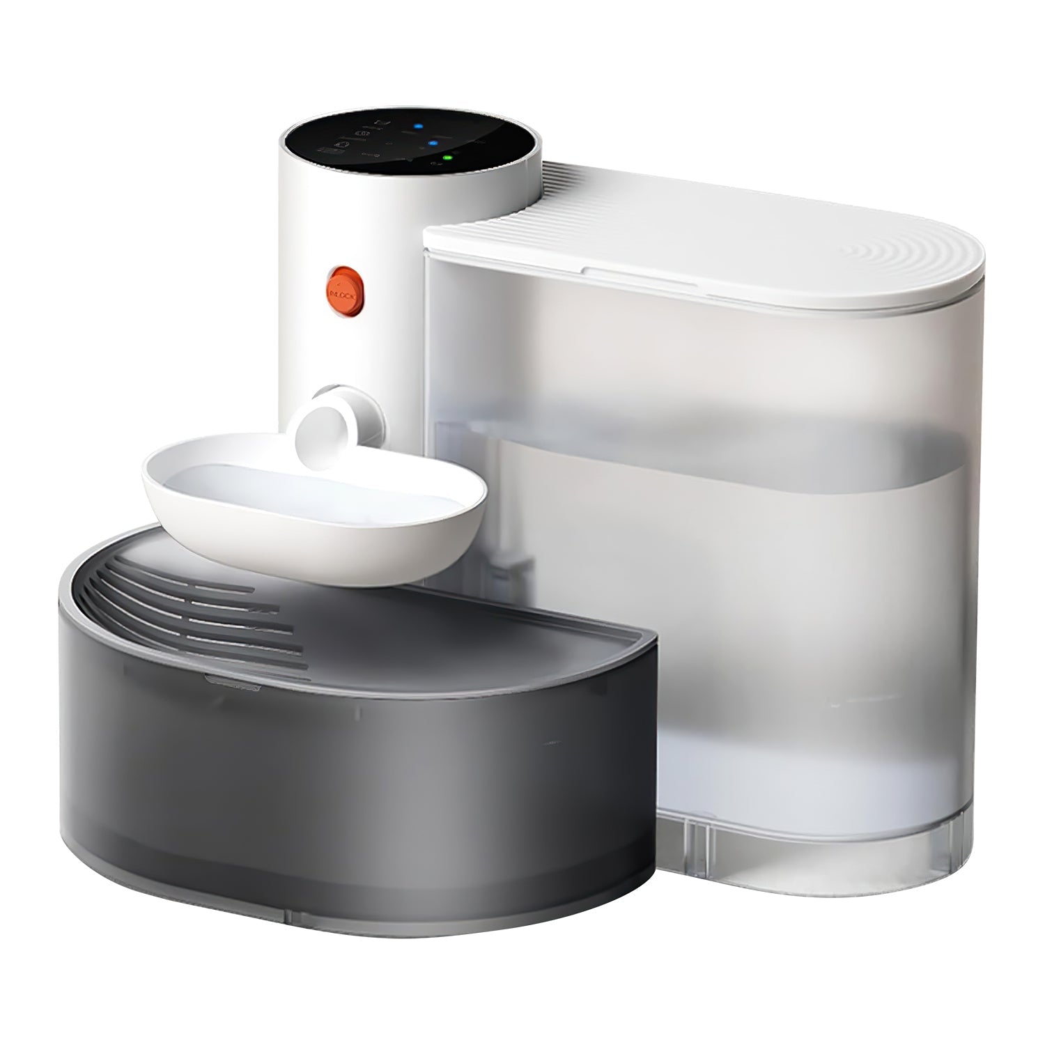 Smart Pet Water Fountain Automatic Cat Water Dispenser 3L/101OZ Cordless Rechargeable Dog Water Fountain Self-Refill with 3 Adjustable Volume 3 Time I - Majestic Pet Kingdom