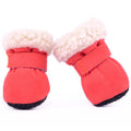 Waterproof Winter Dog Boots Socks Pet Dog Shoes Anti-slip Puppy Cat Rain Snow Booties Footwear For Small Dogs - Majestic Pet Kingdom