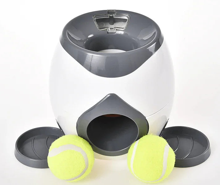 Interactive Pet Feeder Toy – Ball Launcher & Auto Feed