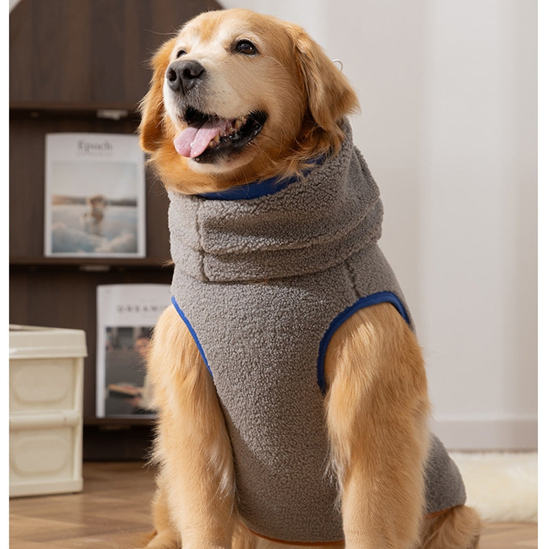 For Autumn And Winter, It's A Set Of Warm Pet Dog Clothing For Large And Medium-sized Dogs, Such As Golden Retrievers And Large Dogs - Majestic Pet Kingdom