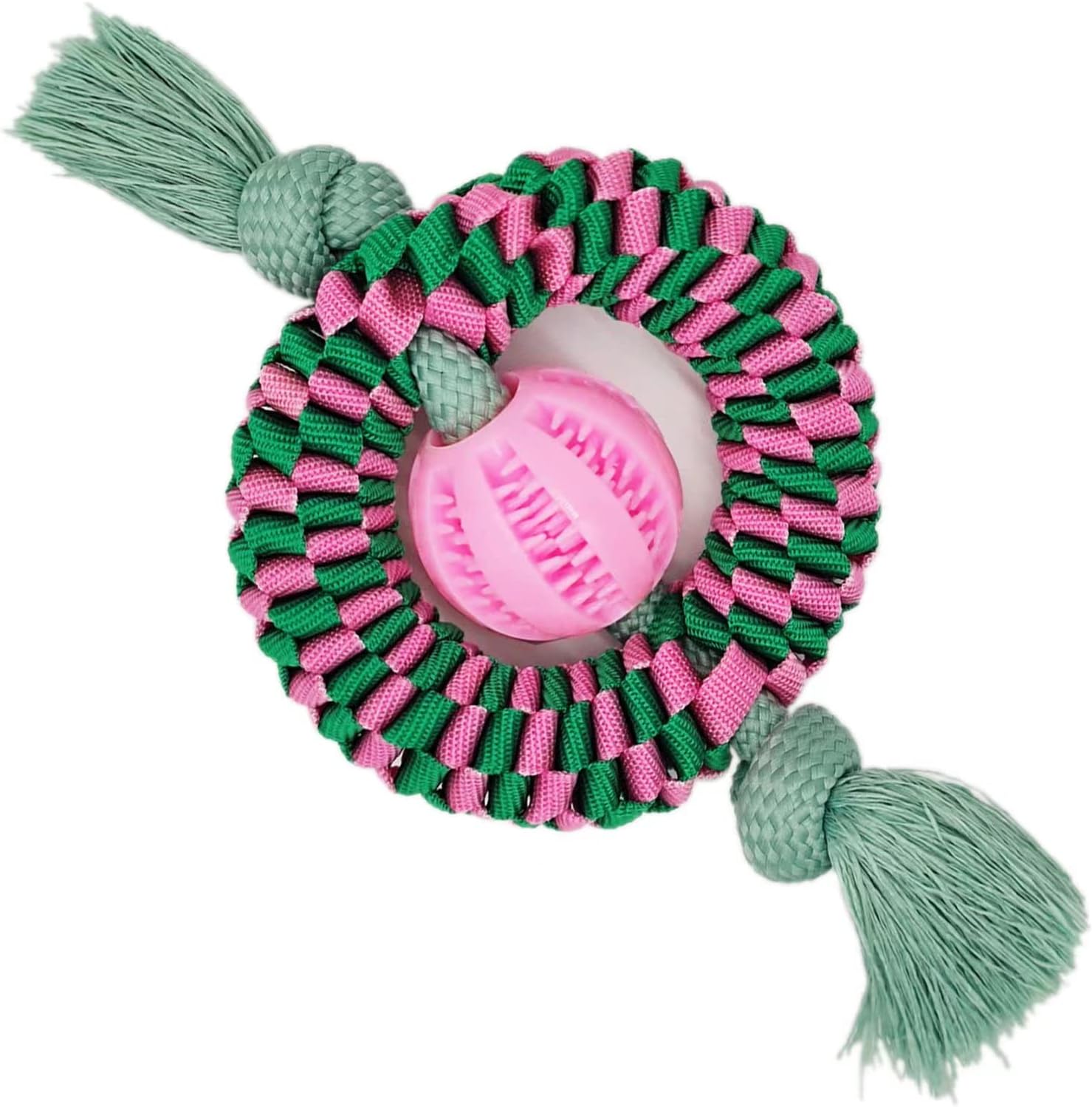 Superior Dog Chew Toy For Interaction, Made Of Durable Nylon And Natural Rubber Perfect For Teeth Cleaning, Exercise  And Stress Relief   Animal Lover's Essential Gift