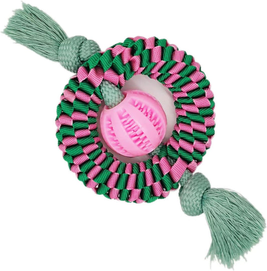 Superior Dog Chew Toy For Interaction, Made Of Durable Nylon And Natural Rubber Perfect For Teeth Cleaning, Exercise  And Stress Relief   Animal Lover's Essential Gift